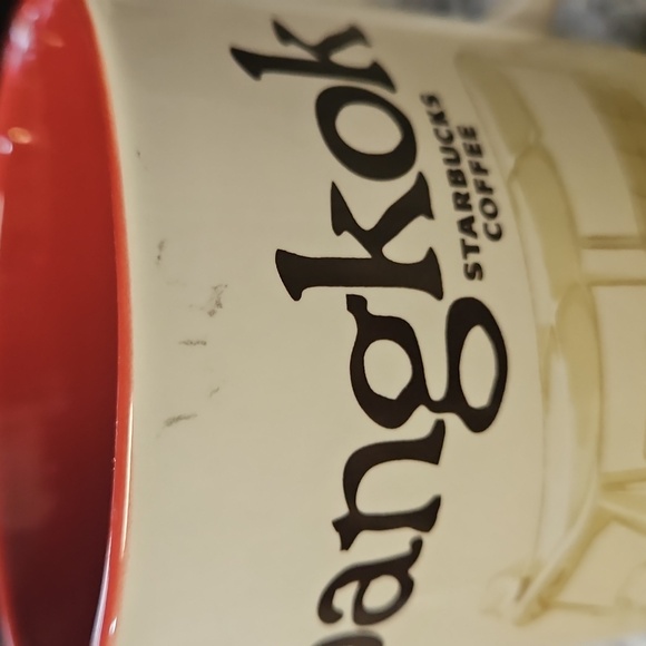 Starbucks Bangkok Mug with Red and Gold Tuk-Tuk Design - Picture 5 of 5